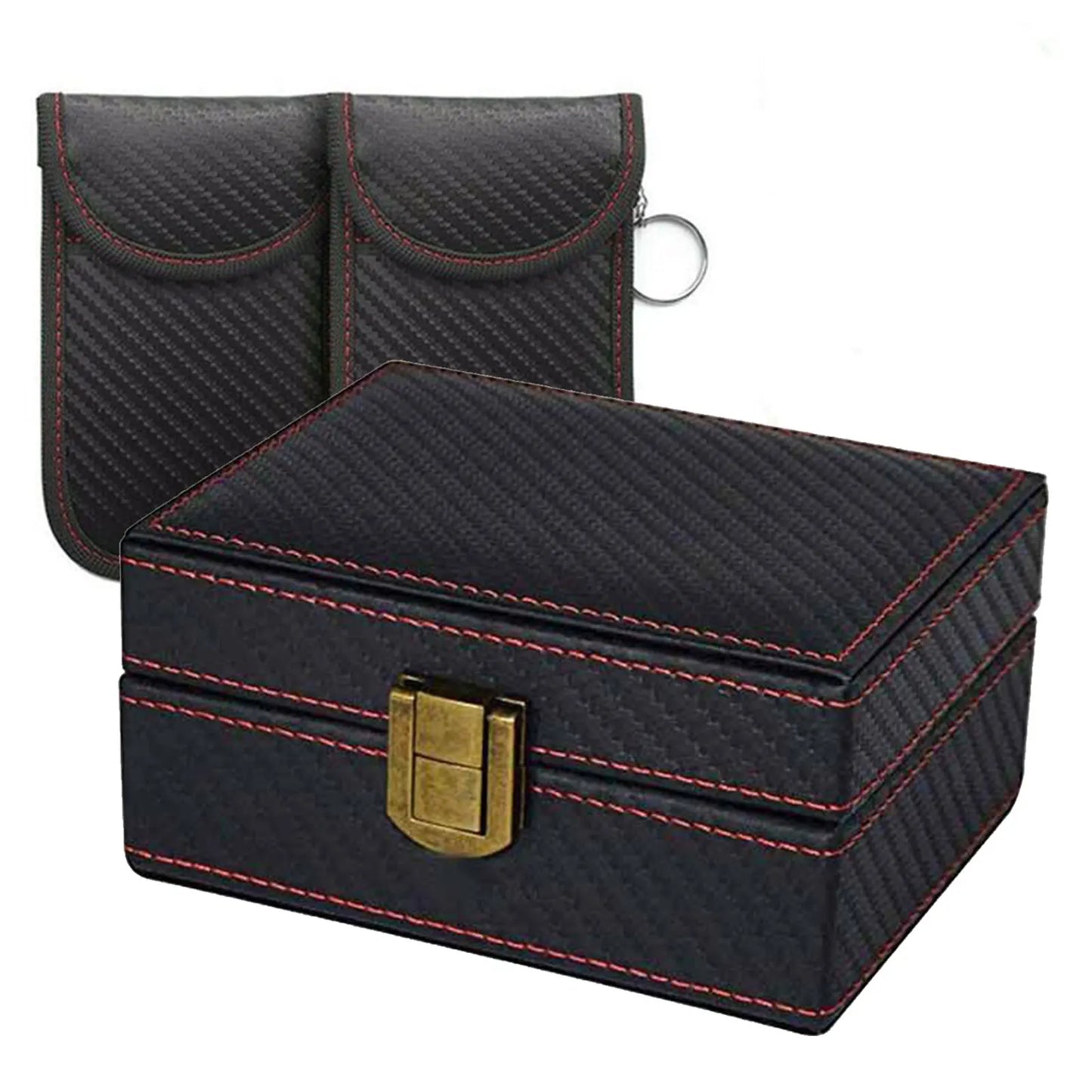 Small Faraday Box + 2 Piece Key Fob Bundle